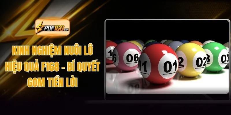Kinh Nghiệm Nuôi Lô Hiệu Quả F168 - Bí Quyết Gom Tiền Lời